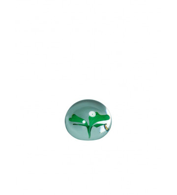 Green four-leaf clover paperweight 5.5x8cm
