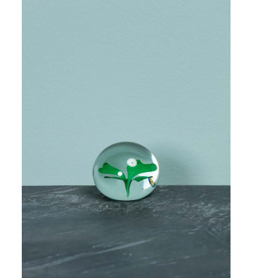Green clover paper clip 5.5x8cm - Chehoma - Nardini Forniture