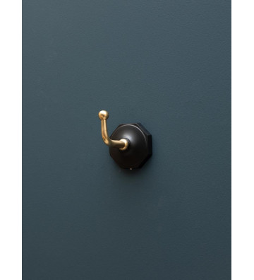 Black and brass coat rack - Chehoma - Nardini Forniture