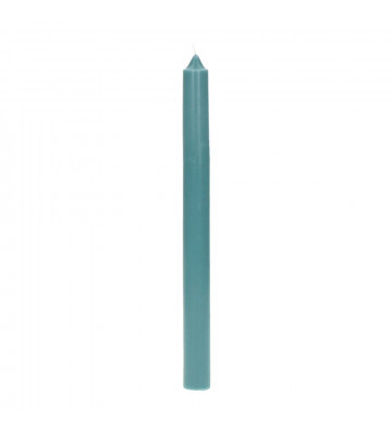 Blue long candle H25cm - Pomax - Nardini Forniture