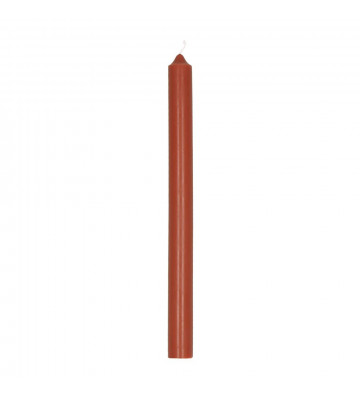 Long red candle H25cm - Pomax - Nardini Forniture