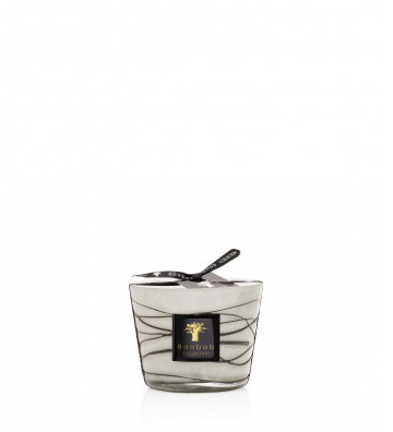 Scented Candle Gray Wire / +2 sizes - Baobab Collection
