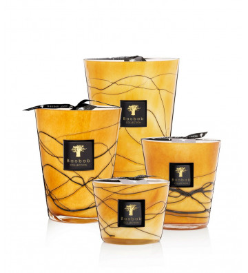 Candle Perfumed Wire Gold / +2 formats - Baobab Collection - Nardini Forniture