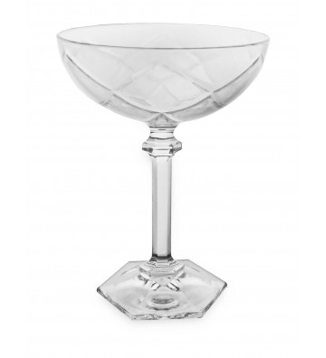 H16cm Transparent Acrylic Cocktail Glass - Baci Milano - Nardini Forniture