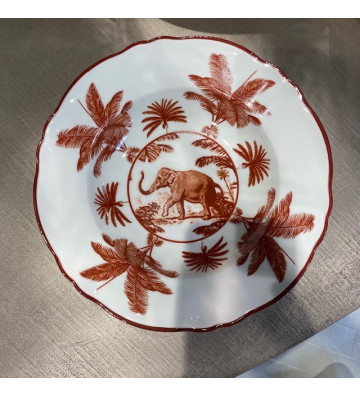 Flat dish savanna 26,5cm / +6 animal fantasies - Nardini Forniture