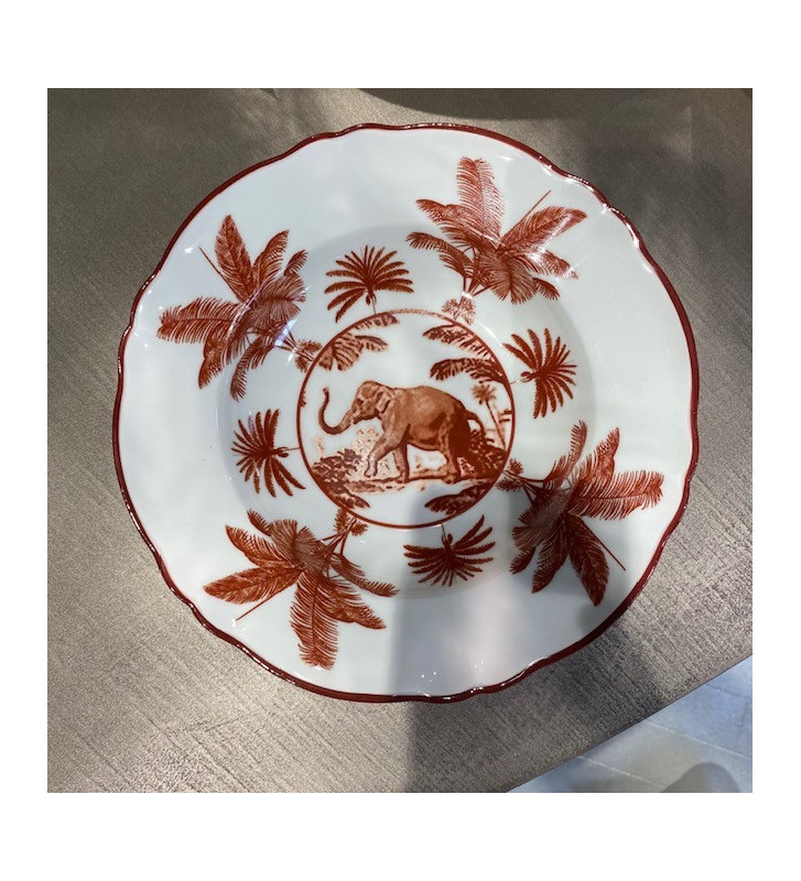 Flat dish savanna 26,5cm / +6 animal fantasies - Nardini Forniture