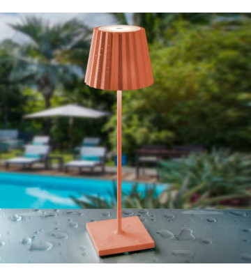 38cm orange led table lamp - Sompex - Nardini Forniture