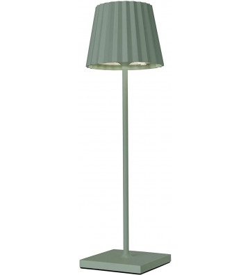 Lampada da tavolo a led verde salvia 38cm - Sompex - Nardini Forniture