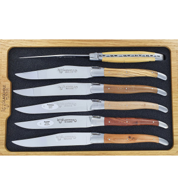 Pack of 6 professional knives - Laguiole - Nardini Forniture