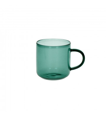 Blue Glass Coffee Cup - Pomax - Nardini Forniture