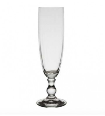 Diana glass flutes ø6.5 x H20.5 CM - Cote Table - Nardini Forniture