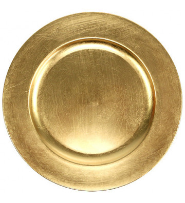Round Gold Placemat 33cm
