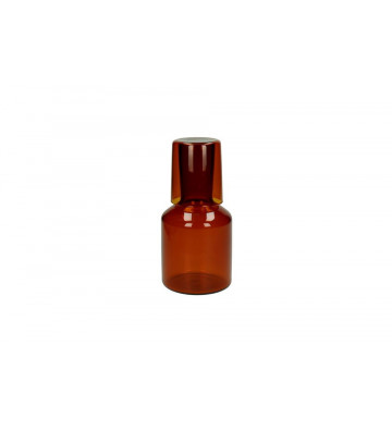 Caraffa con bicchiere mono arancione - Pomax - Nardini Forniture