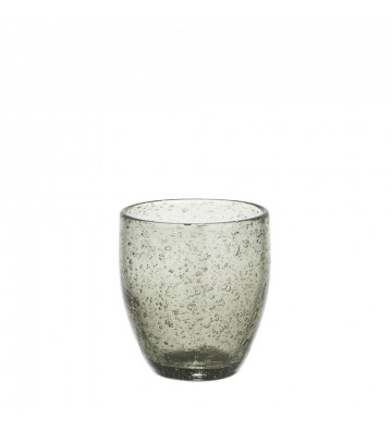 Green Glass Water Glass Ø8.5 X H9,5cm - Pomax - Nardini Forniture