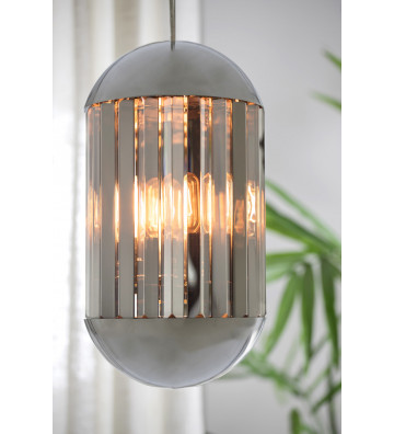 Grayson chromed lamp Ø24x45cm - Light&Living - Nardini Forniture