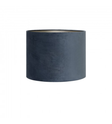 Paralume a Cilindro Velours Blu polvere 50x50x38cm - Light&Living - Nardini Forniture