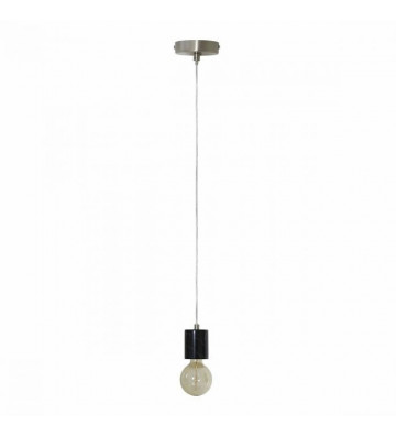 Round black marble pendant wire Ø7xH120 cm - Light&Living - Nardini Forniture
