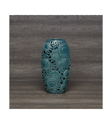 Vaso petrolio in ceramica traforata 25x46cm - Nardini Forniture