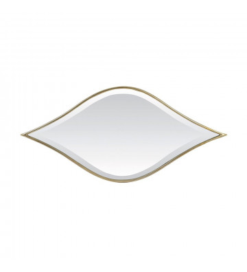 Wall drop mirror Marrak gold 89x41.5cm - Light&Living - Nardini Forniture