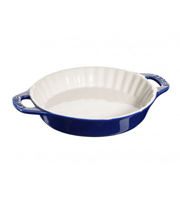 Tortiera rotonda in ceramica blu Staub 23,5cm - Nardini Forniture