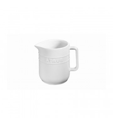 White ceramic milk jug Staub 0,25L