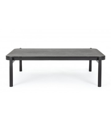 Outdoor smoking table in anthracite aluminum 120x75xH36cm