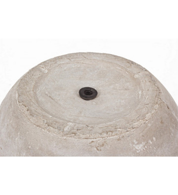 Cement round sand planter vase