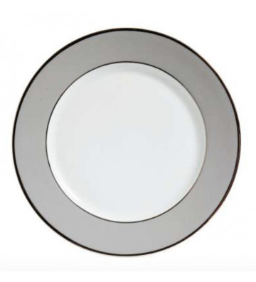 Sottopiatto Ginger in porcellana grigio e argento Ø30cm - Cote Table - Nardini Forniture