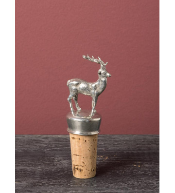 Universal cork with gold deer