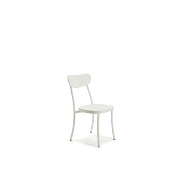 Miami dining chair white color for outdoor - Vermobil - Nardini Forniture