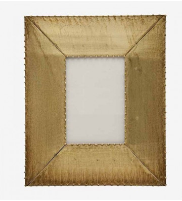 Golden frame for photo 12,5x17cm - Nardini Forniture