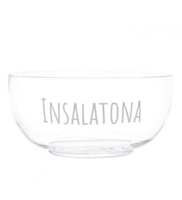 Glass salad bowl "salatona" Ø28,5xH14cm - Nardini Forniture