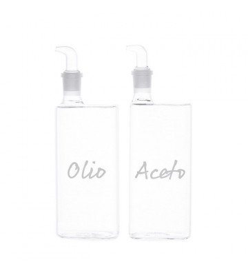 Bottiglie Olio/Aceto con scritta 400ml - Nardini Forniture