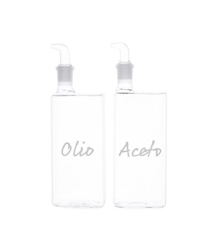 Bottles Oil / vinegar with 400ml writing - Nardini Forniture