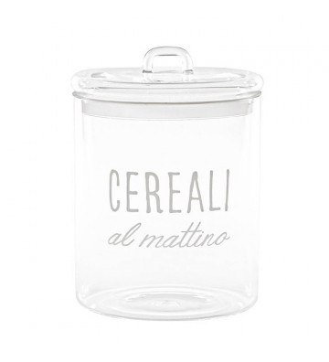 Glass jar "Cereali in the morning" ø15cm - Nardini Forniture