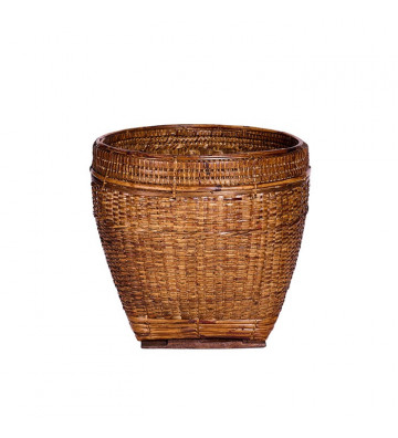 Round rattan baskets / 3 sizes - Nardini Forniture