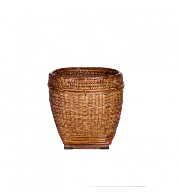 Round rattan baskets / 3 sizes - Nardini Forniture