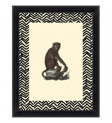 Picture with black monkey fantasy 30x40cm