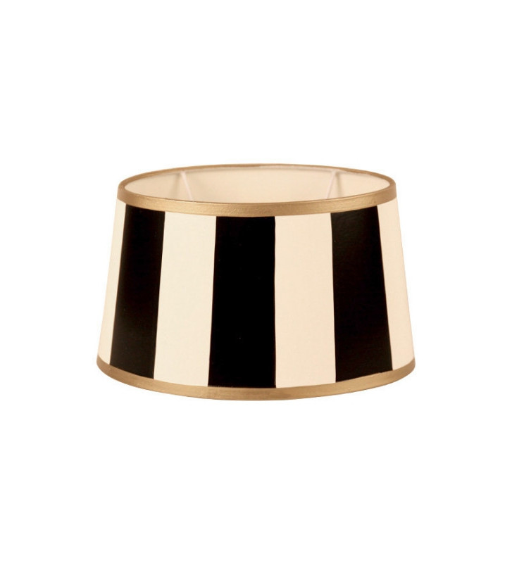 striped lampshade