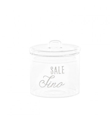 Glass jar "Sale Fino" ø12cm - Nardini Forniture