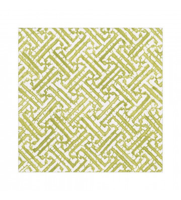 Paper napkins Green maze - 20pz / 2 size - Caspari - Nardini Forniture