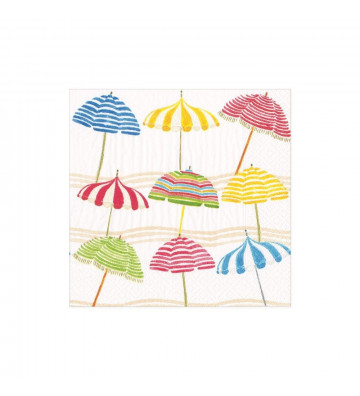 Tovaglioli in carta Ombrelli da spiaggia - 20pz / 2 dimensioni - Caspari - Nardini Forniture