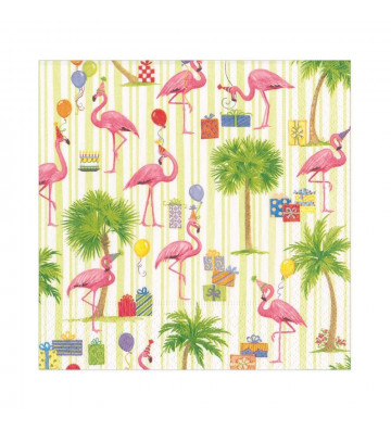 Pink Flamingos Party Napkins - 20pcs