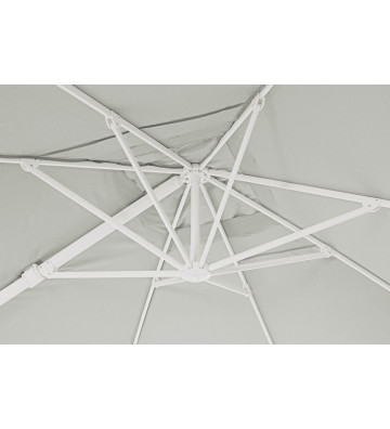 3x4mt umbrella with white aluminium arm - Nardini Forniture