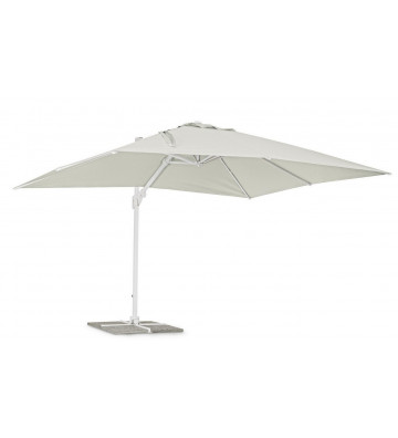 3x4mt umbrella with white aluminium arm - Nardini Forniture