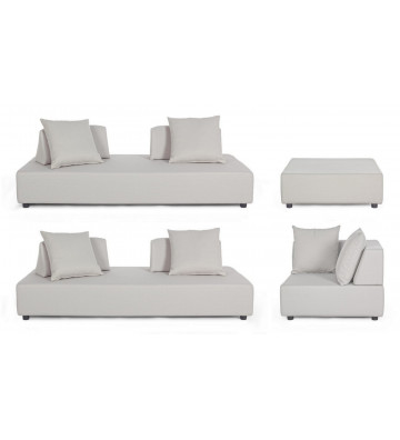 Rus Corner Sofa for Outdoor Sand Color - Nardini Forniture