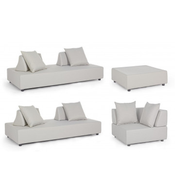 Rus Corner Sofa for Outdoor Sand Color - Nardini Forniture