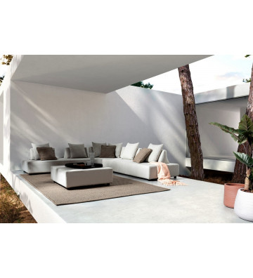 Rus Corner Sofa for Outdoor Sand Color - Nardini Forniture