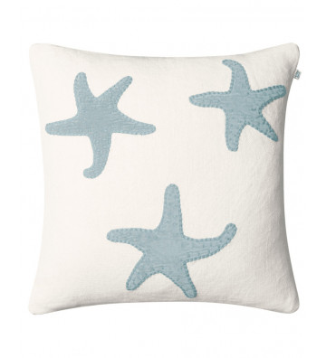 Stars Marine Blue Lithium Square Pillow Sheet - Nardini Forniture