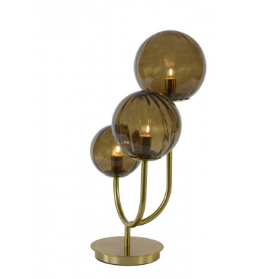 Lampada da tavolo 3 punti luce oro Magdala - Light&Living - Nardini Forniture